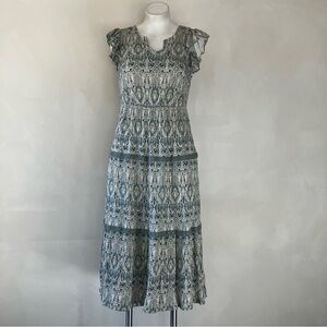 Lucky Brand | Paisley Tiered Midi Dress